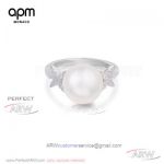 AAA Copy APM Monaco Pearl And Diamond Ring